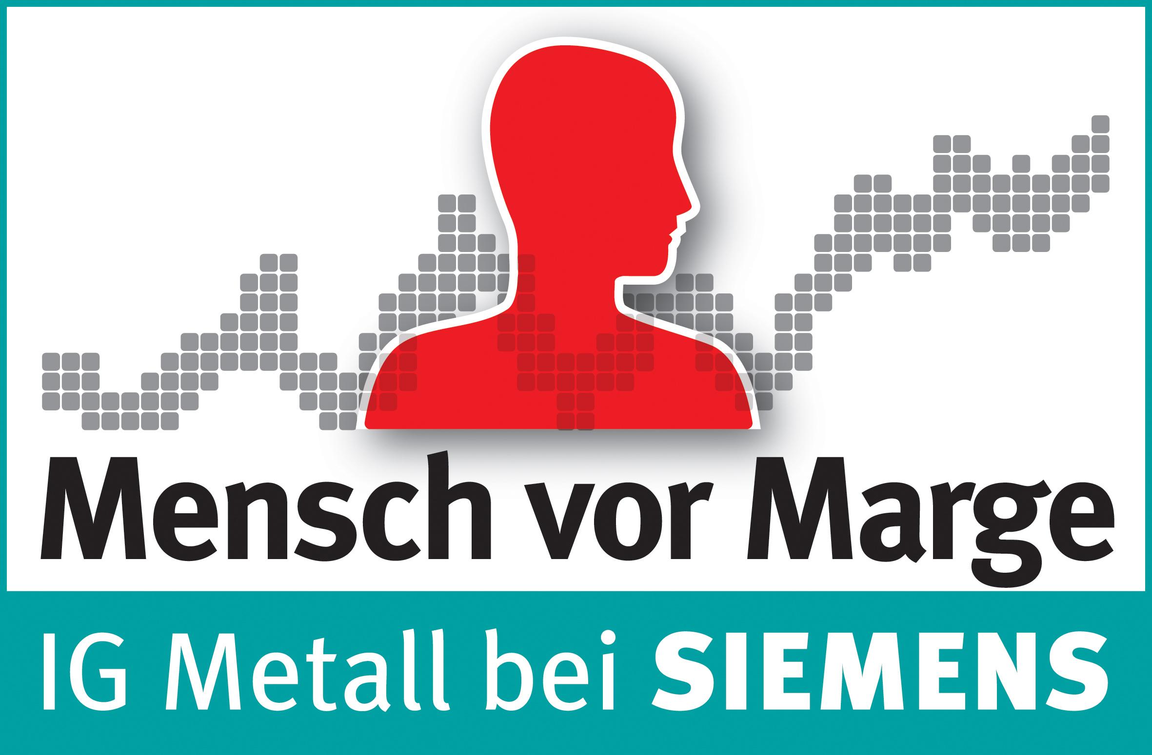 Logo Siemens Dialog Mensch vor Marge