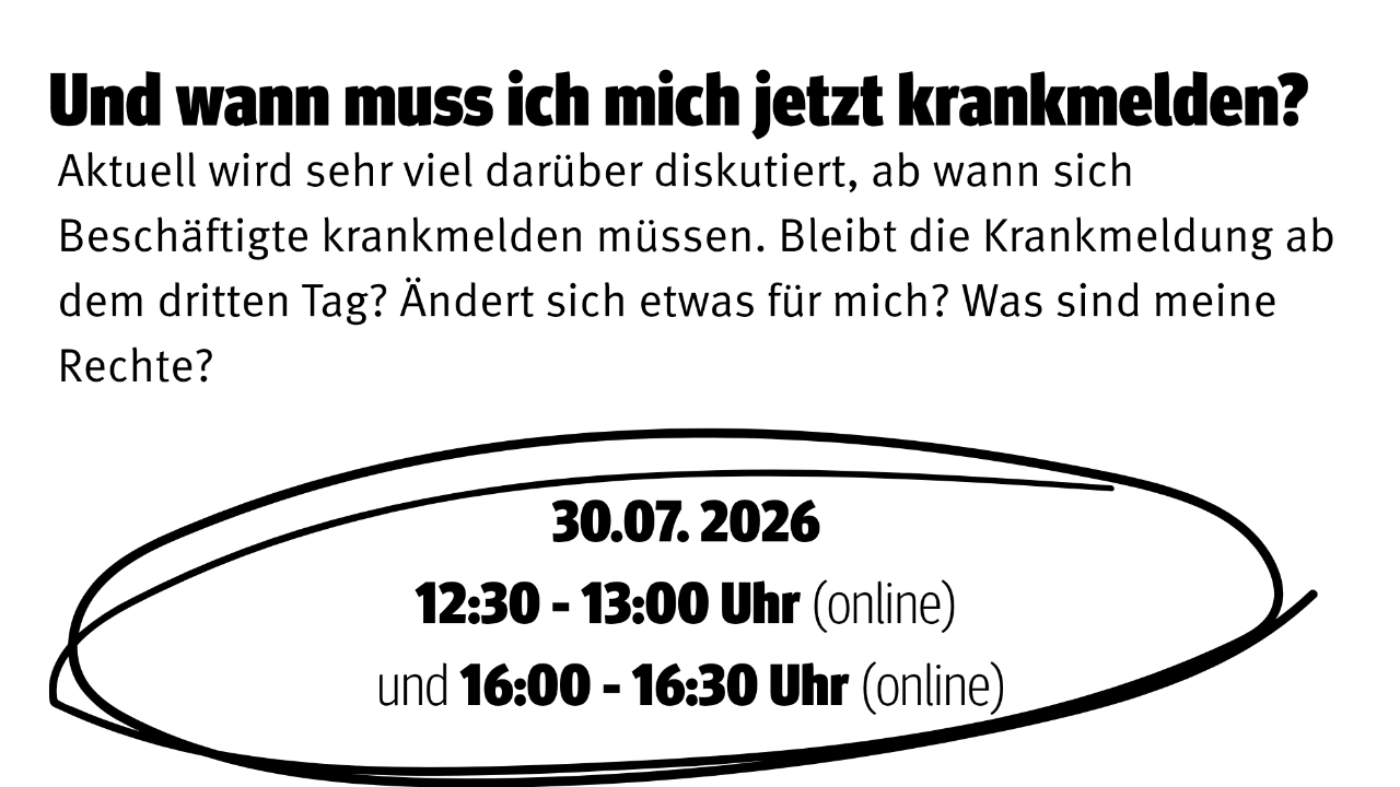 [Wissen kompakt] Und wann muss ich mich jetzt krankmelden? 