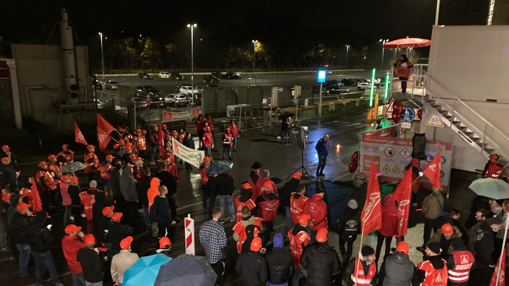 Warnstreik Schaeffler Herzogenaurach Tarifrunde MuE 2022