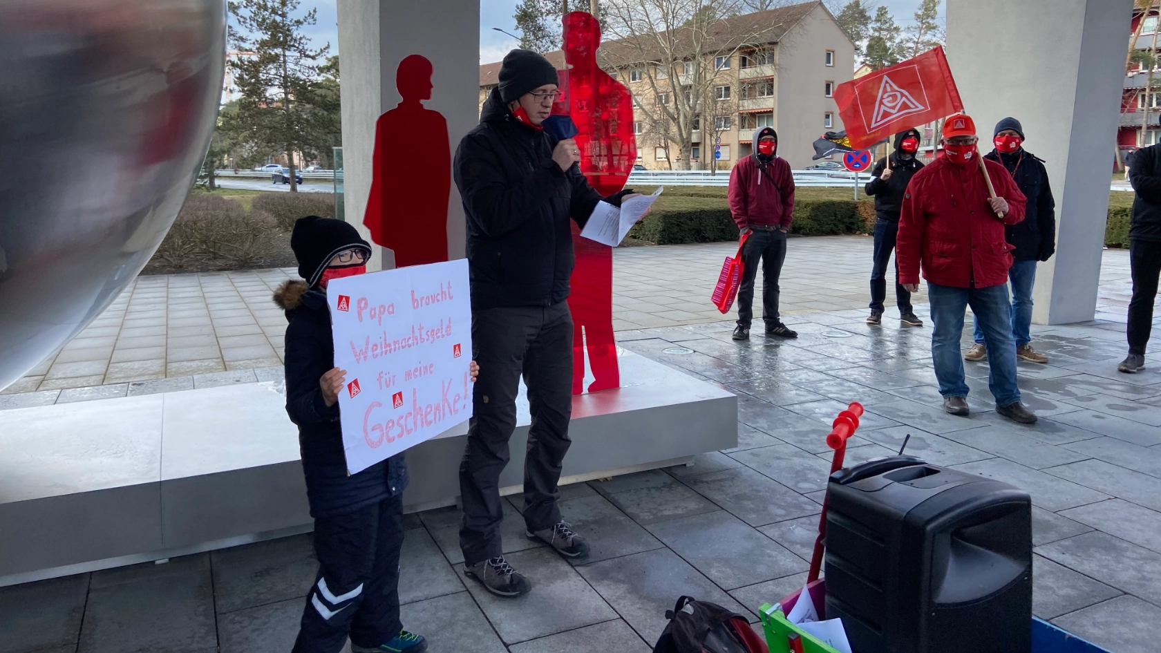 Warnstreik 19. März 2021 bei Framatome