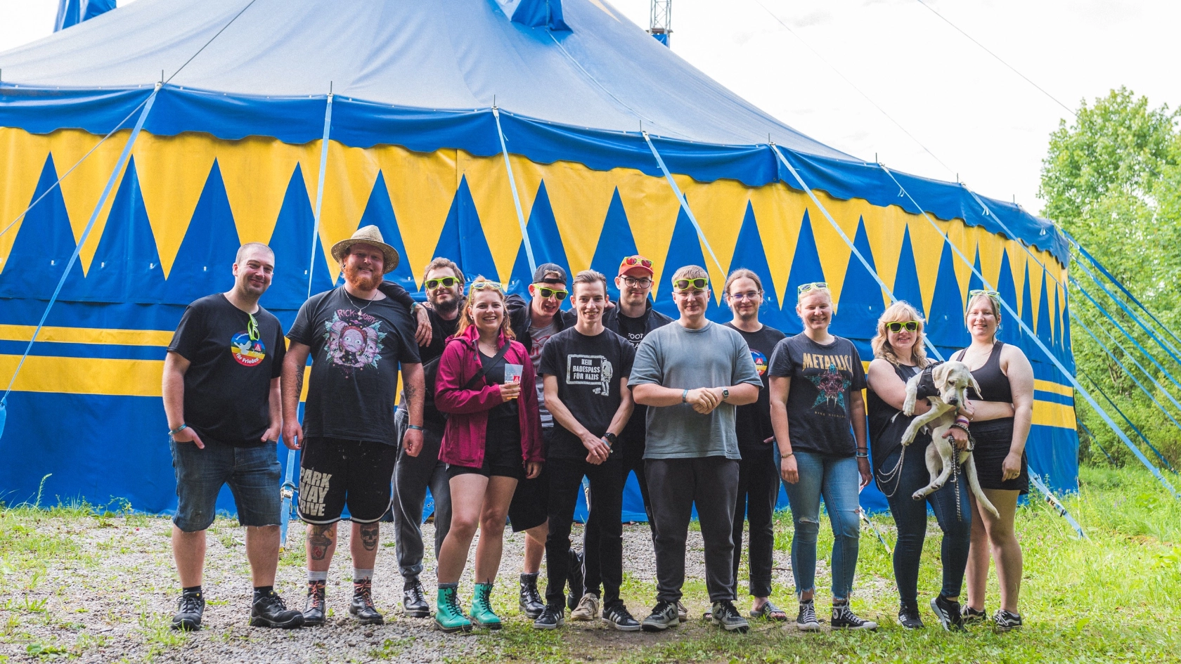 IG Metall Jugend Erlangen auf dem Camp der IG Metall Jugend Bayern 2022