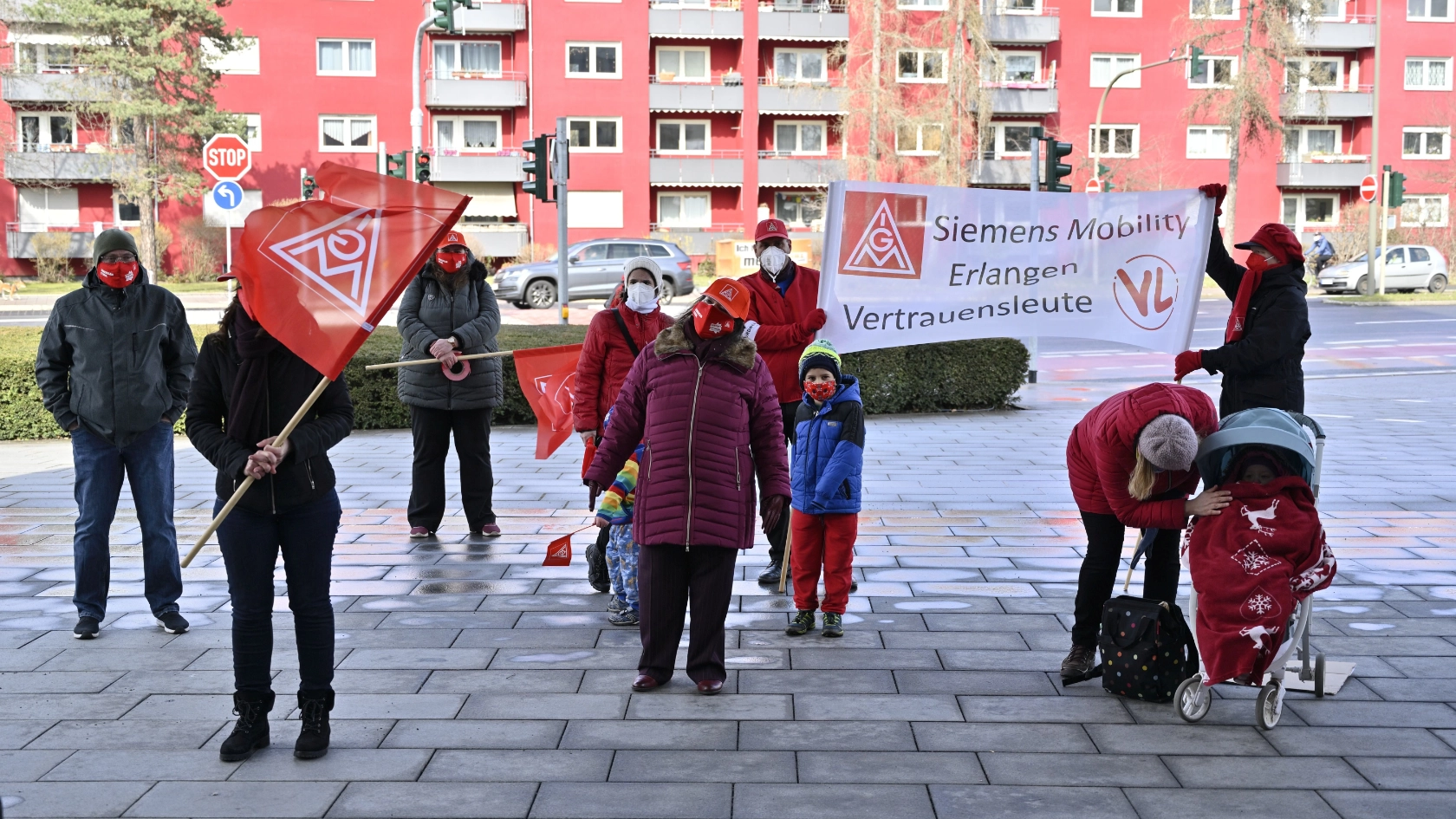 Warnstreik 19. März 2021 bei Framatome