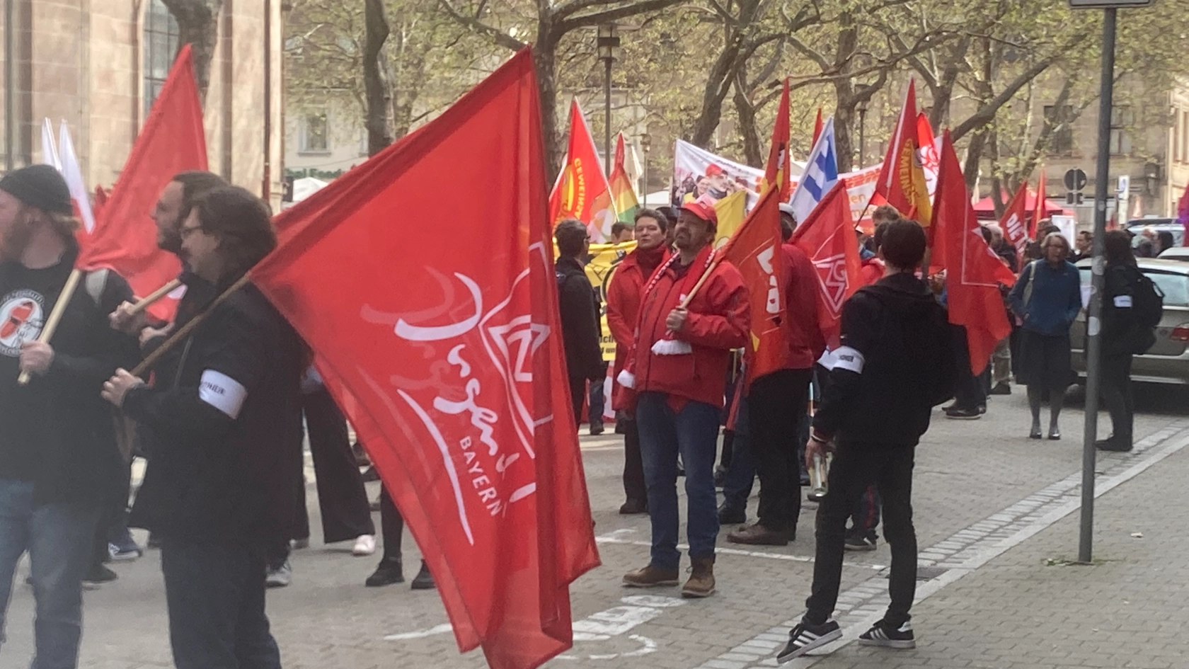 Erster Mai 2022 in Erlangen mit Demonstration und Kundgebung