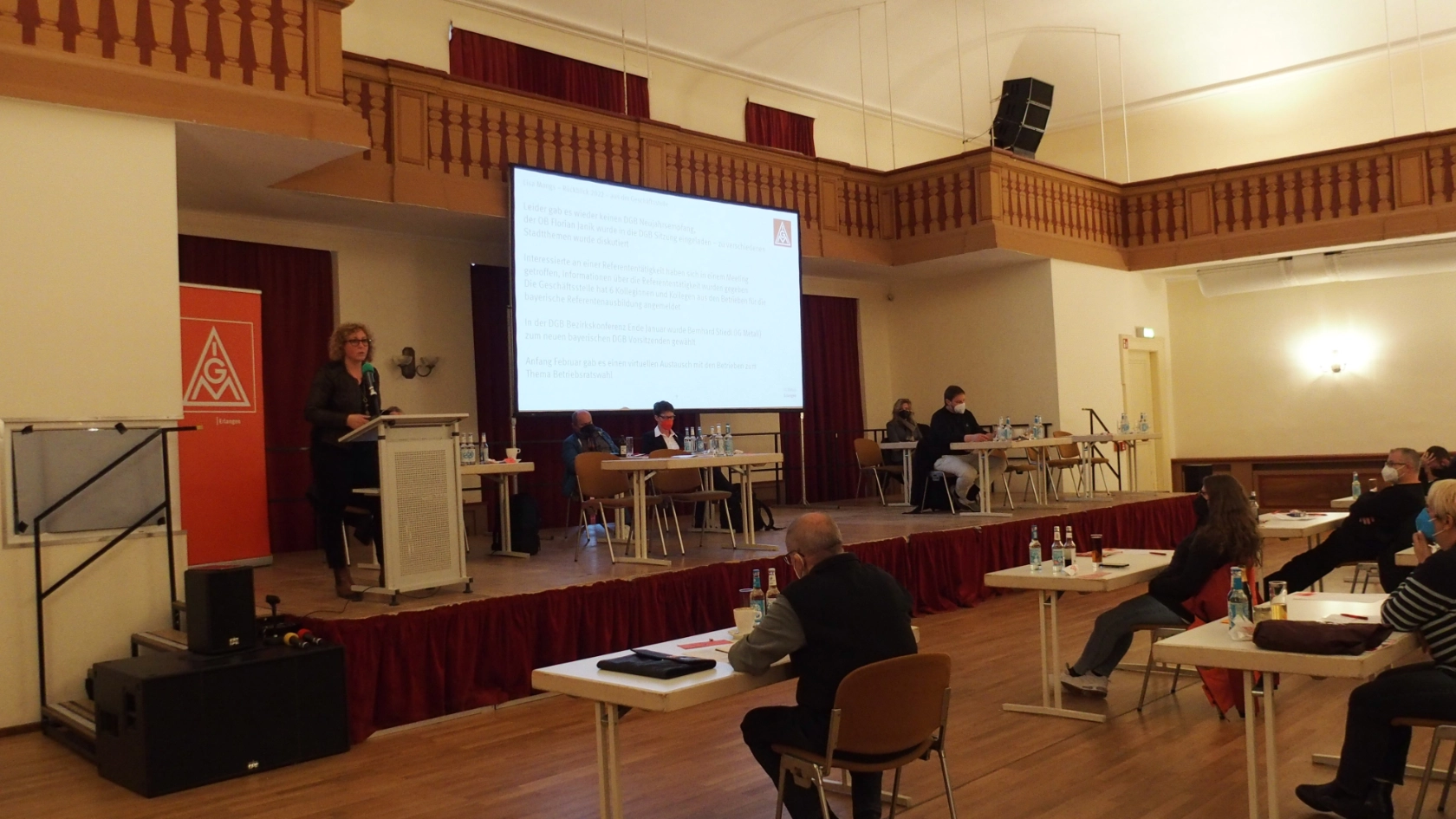 Erste Delegiertenversammlung 2022 am 31. März 2022 im Redoutensaal Erlangen