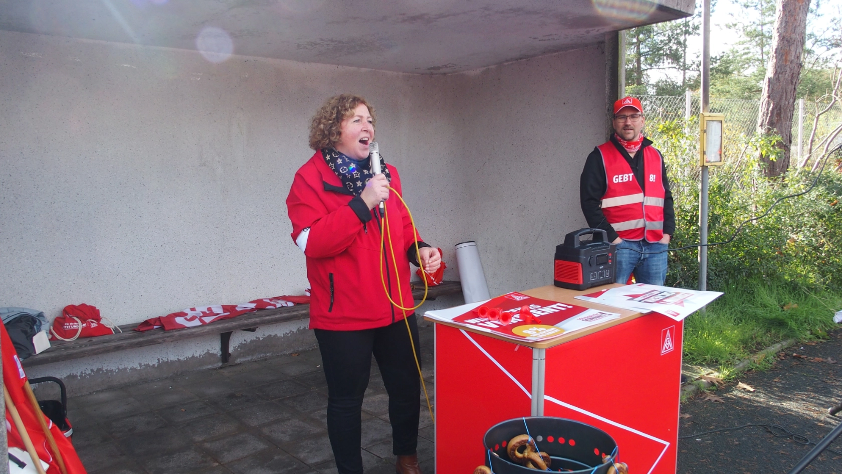 Warnstreik Siemens F80 Sykatec Thermo Fisher Erlangen Tarifrunde MuE 2022