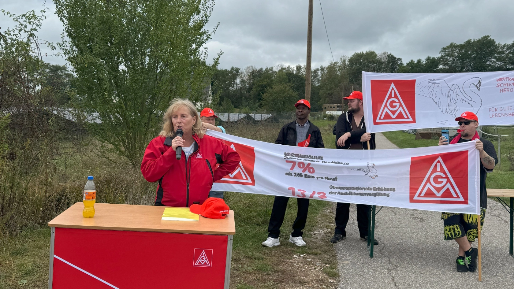 Warnstreik bei Schwan STABILO Heroldsberg 