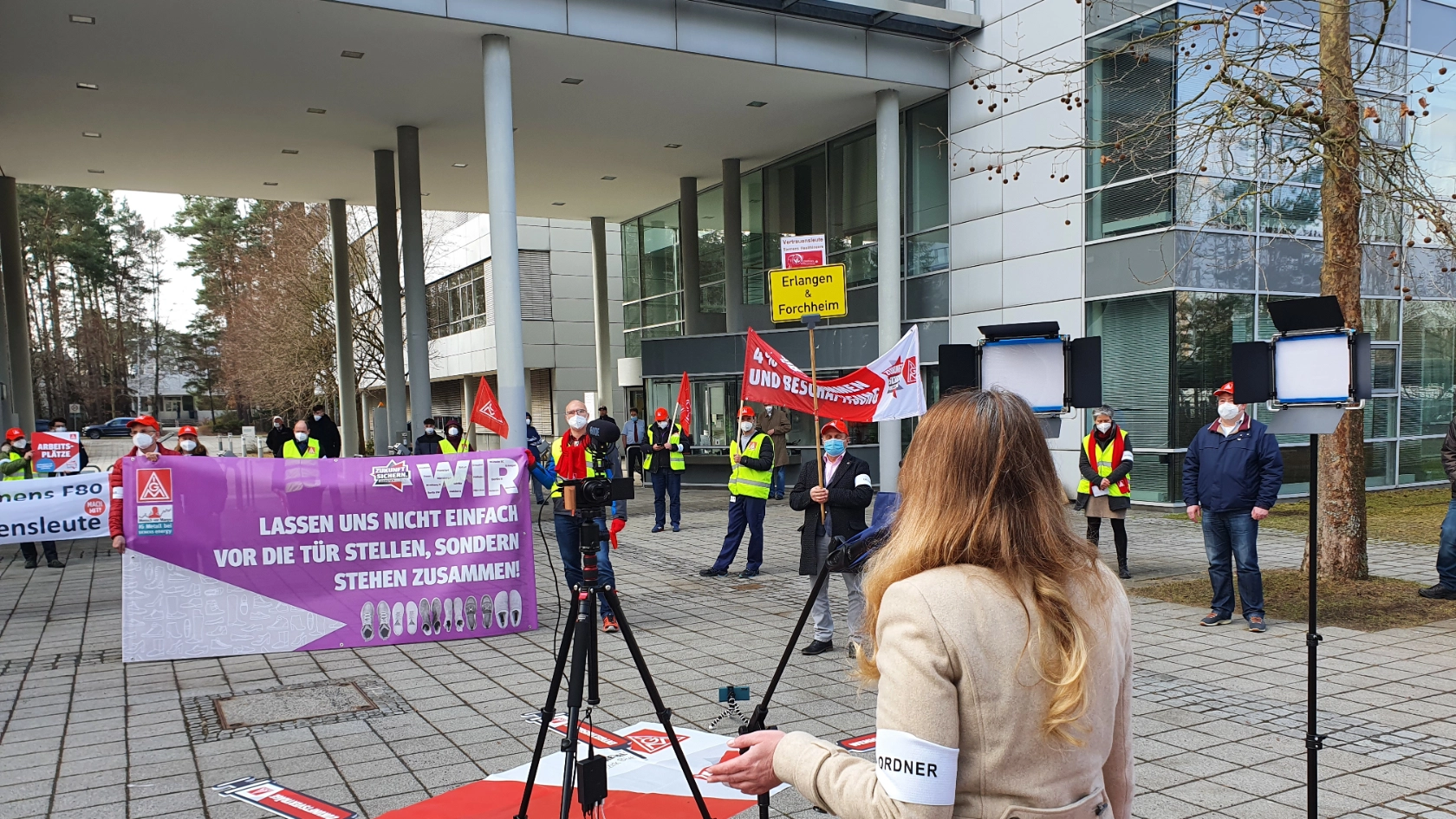 Warnstreik Siemens Energy Erlangen