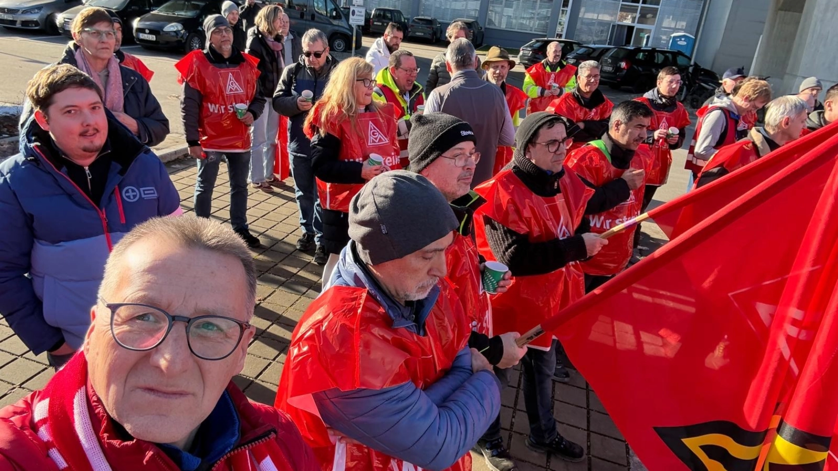 HVI Warnstreik Steelcase