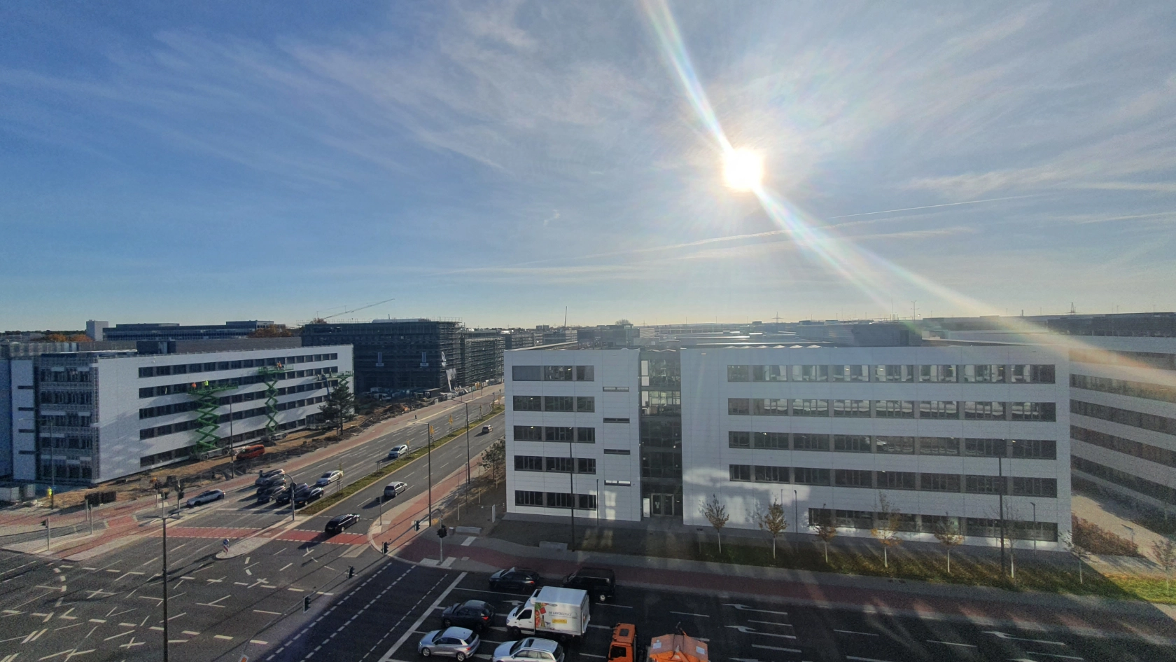 Siemens Campus IG Metall Erlangen Sonne