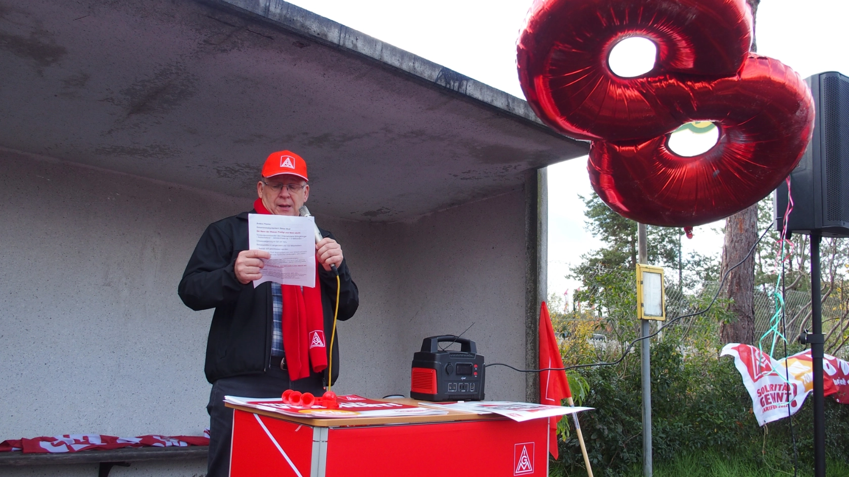 Warnstreik Siemens F80 Sykatec Thermo Fisher Erlangen Tarifrunde MuE 2022