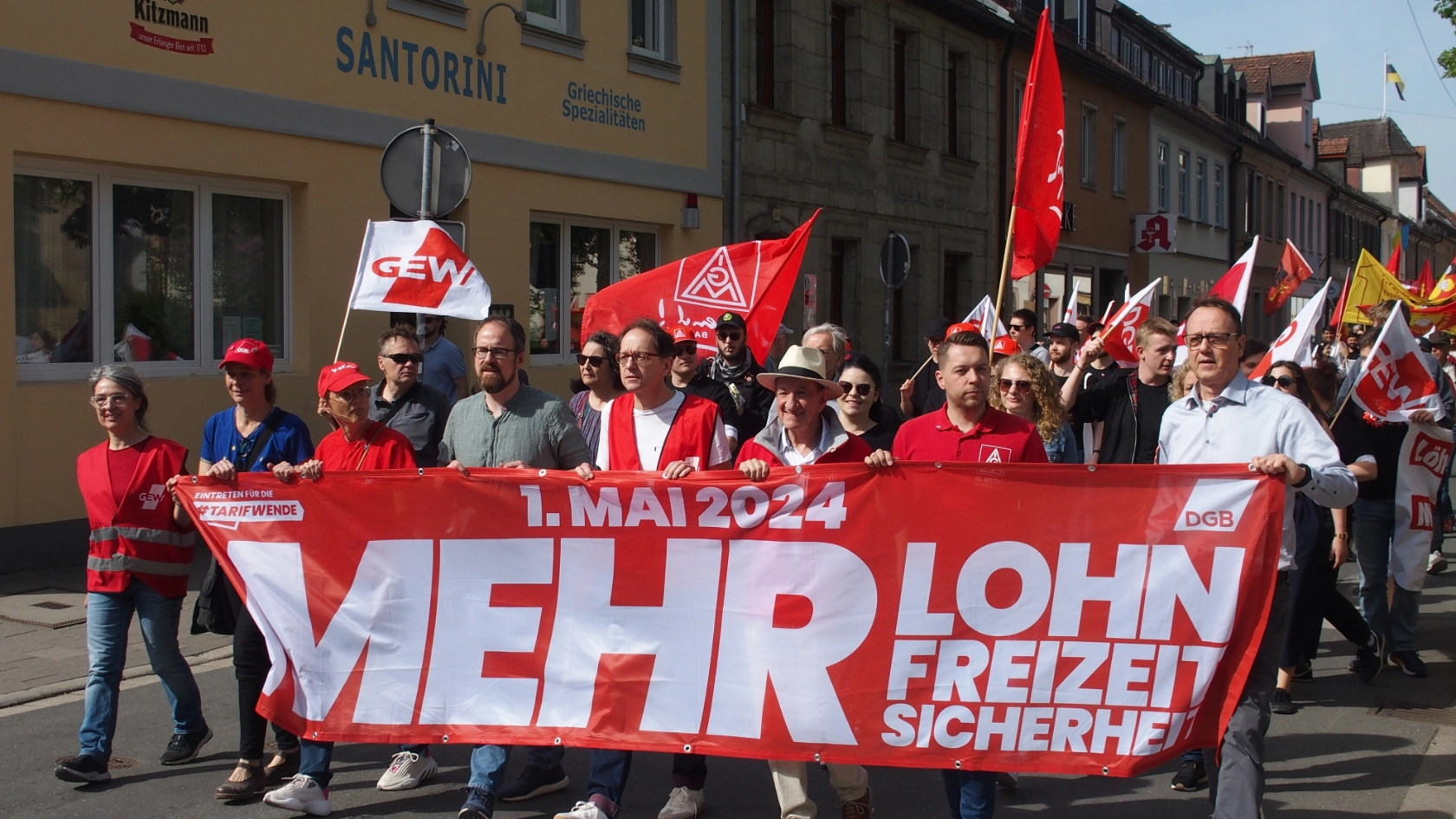 Erlangen erster Mai 2024