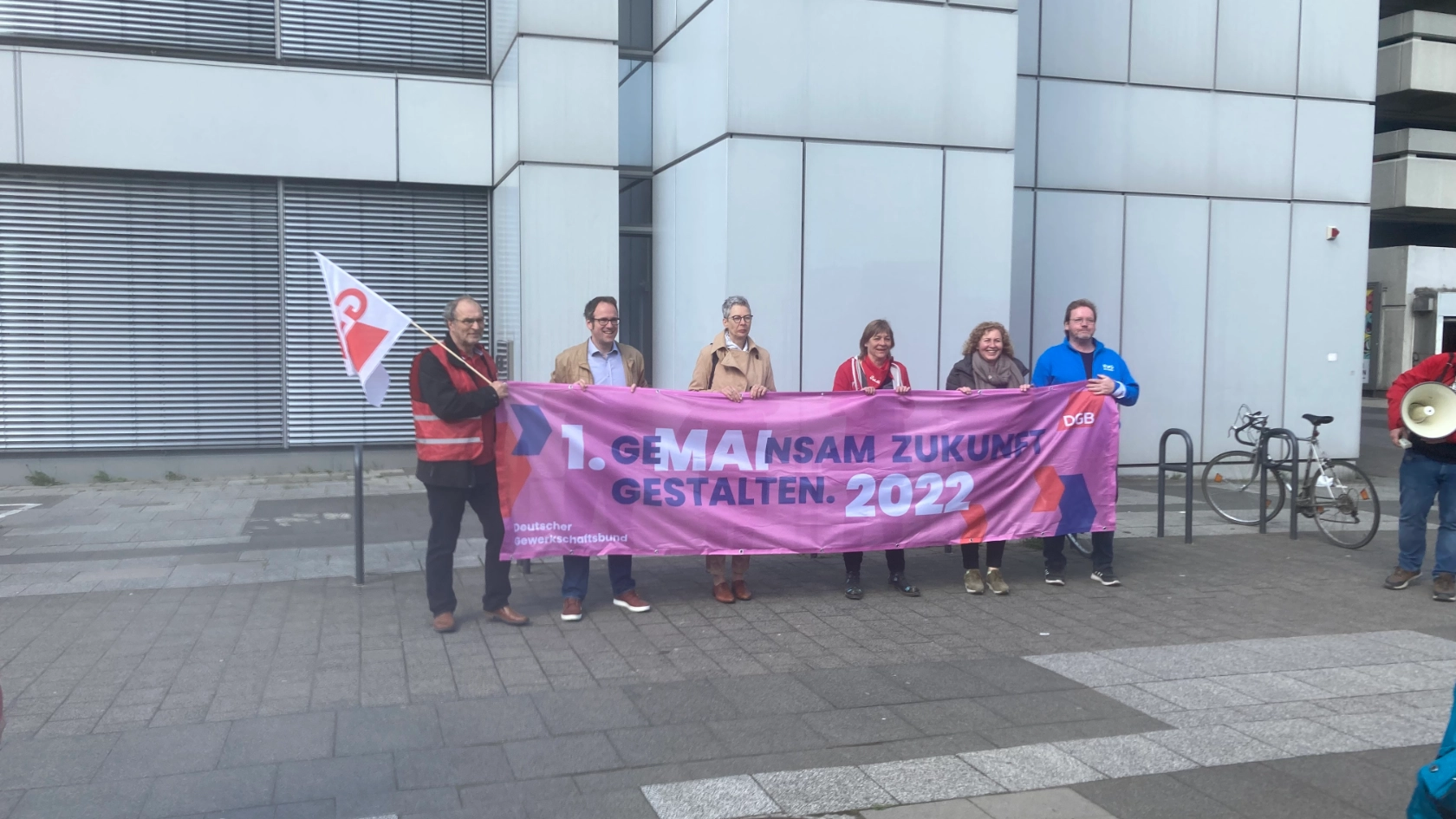 Erster Mai 2022 in Erlangen mit Demonstration und Kundgebung