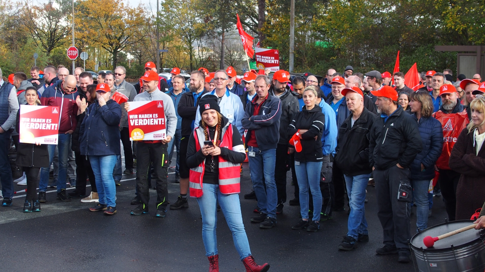 Warnstreik Siemens F80 Sykatec Thermo Fisher Erlangen Tarifrunde MuE 2022