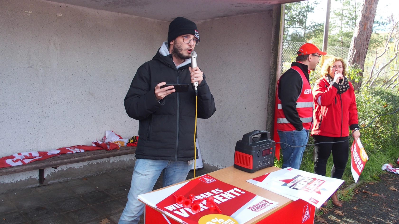 Warnstreik Siemens F80 Sykatec Thermo Fisher Erlangen Tarifrunde MuE 2022