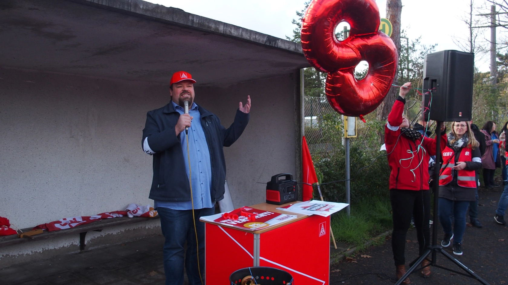 Warnstreik Siemens F80 Sykatec Thermo Fisher Erlangen Tarifrunde MuE 2022