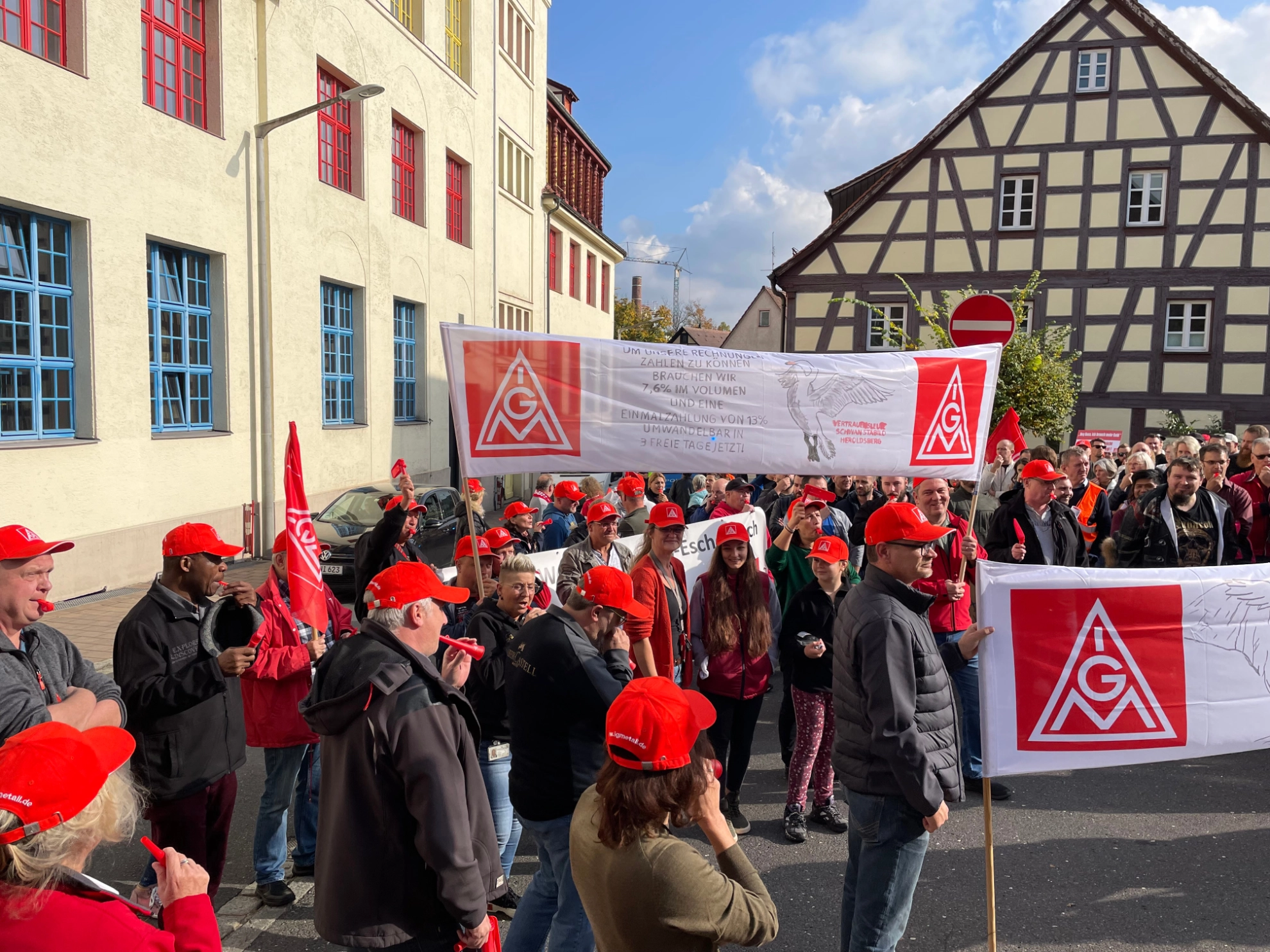 Tarifauftakt Schreib- und Zeichengeräteindustrie 2022 in Stein