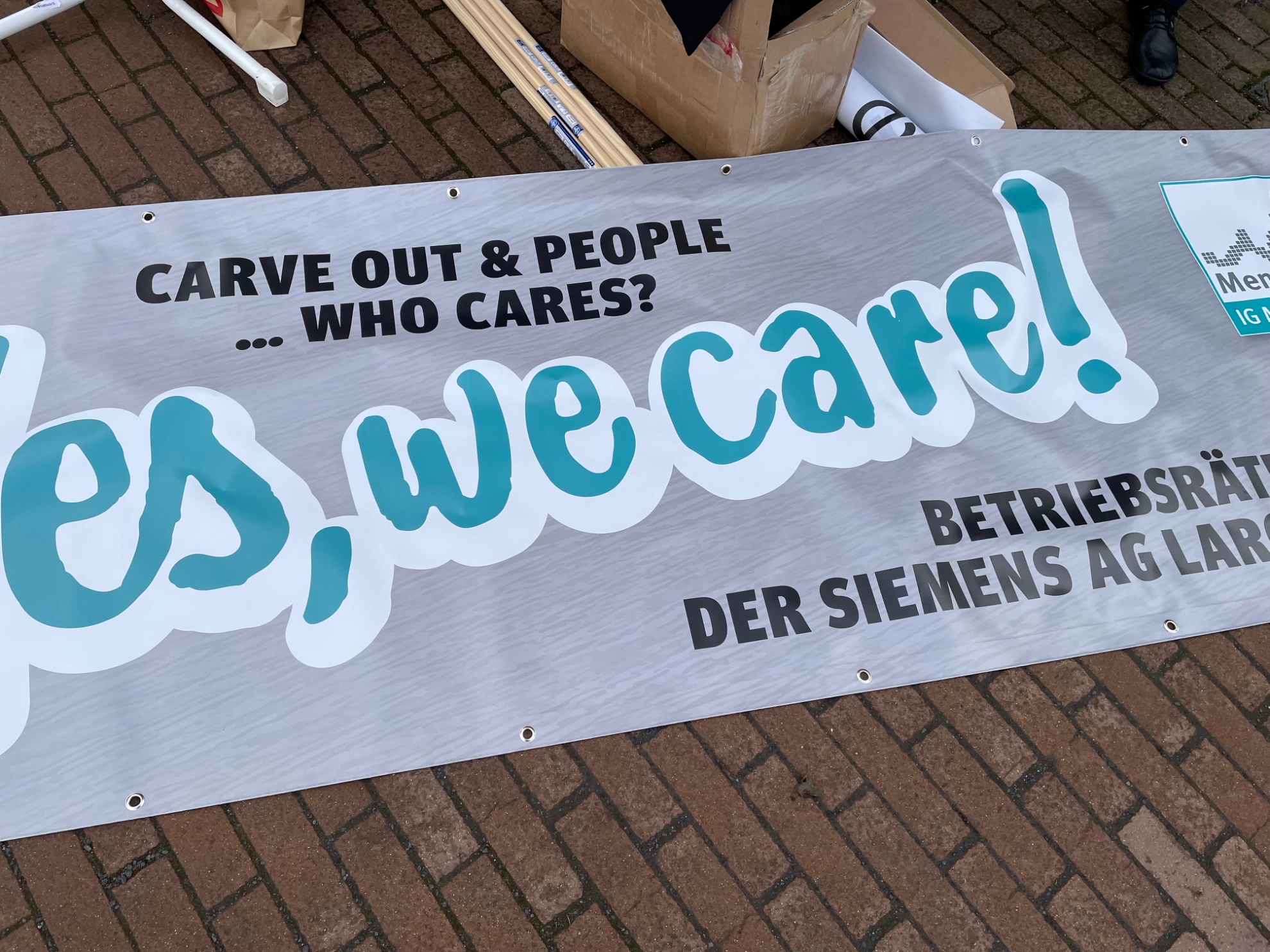 Protest LDA Siemens Erlangen
