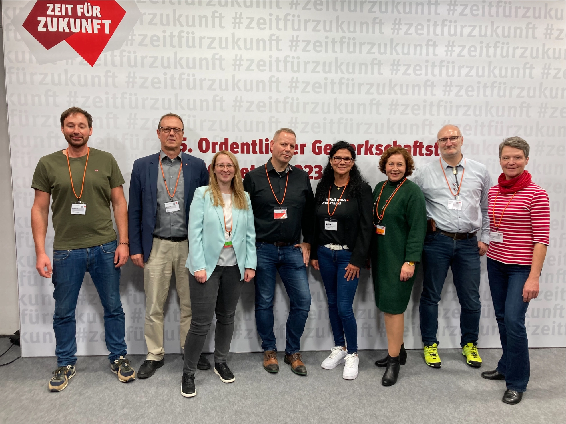 Die Geschäftsstelle Erlangen am Gewerkschaftstag 2023