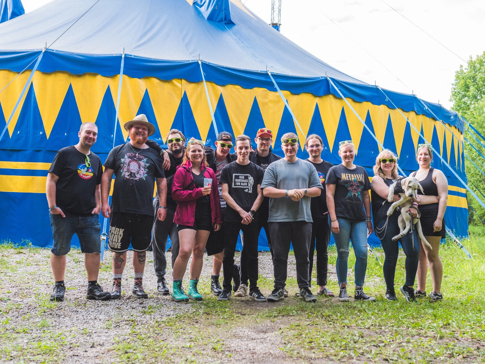 IG Metall Jugend Erlangen auf dem Camp der IG Metall Jugend Bayern 2022