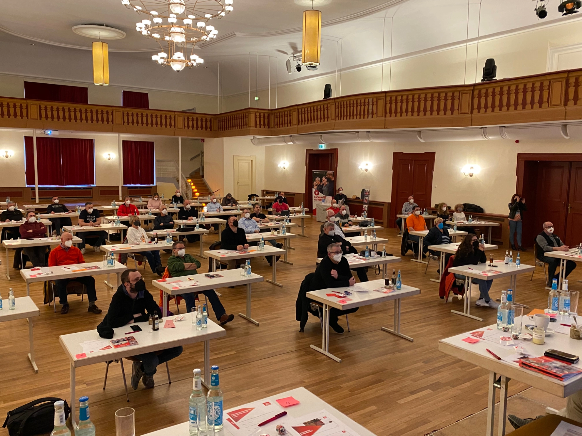 Erste Delegiertenversammlung 2022 am 31. März 2022 im Redoutensaal Erlangen