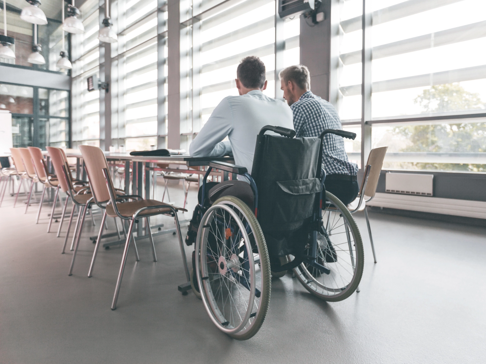 Rollstuhl Arbeitsplatz SBV
