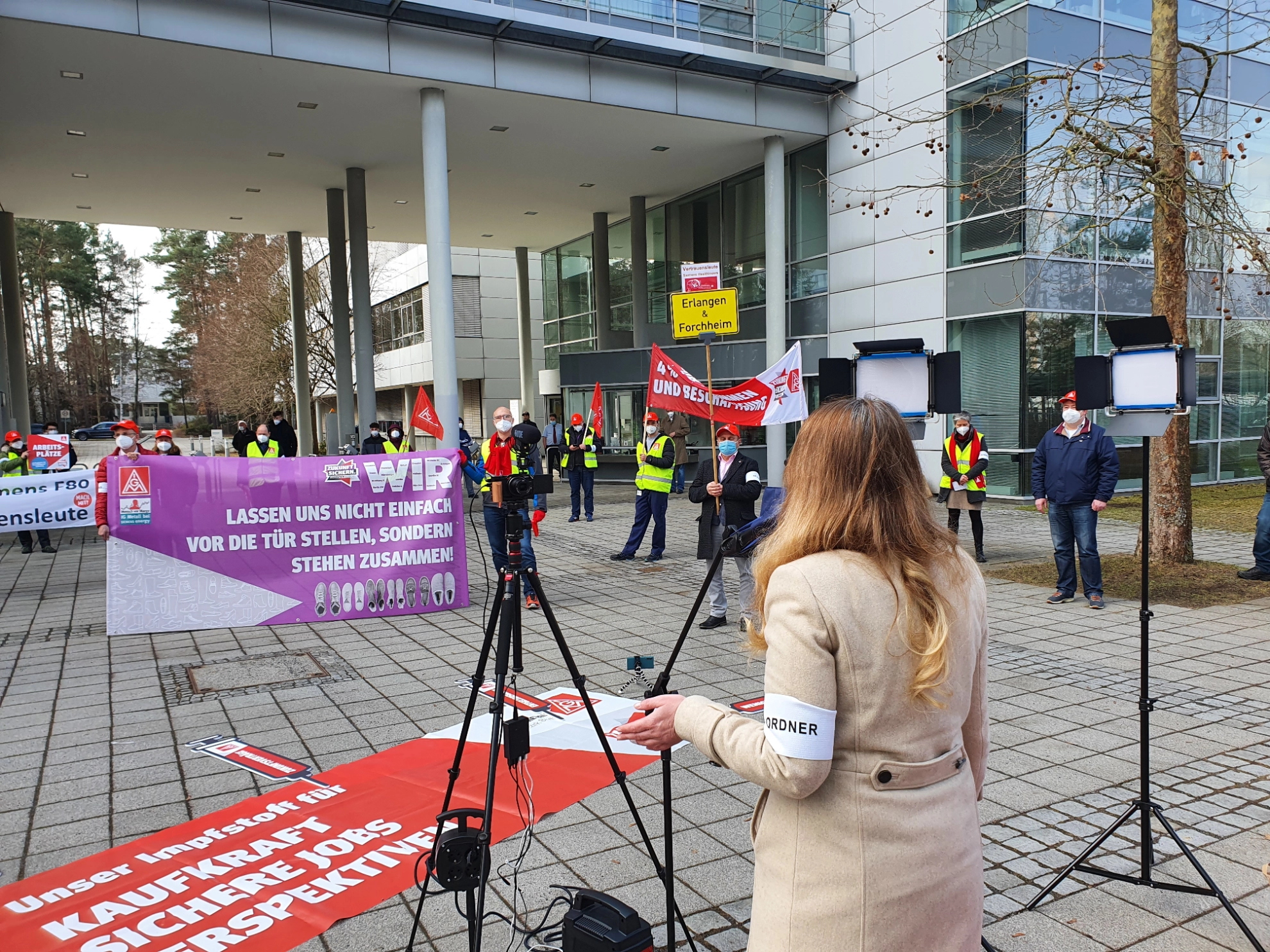Warnstreik Siemens Energy Erlangen