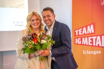 Wahl der zweiten Bevollmächtigten in Erlangen
