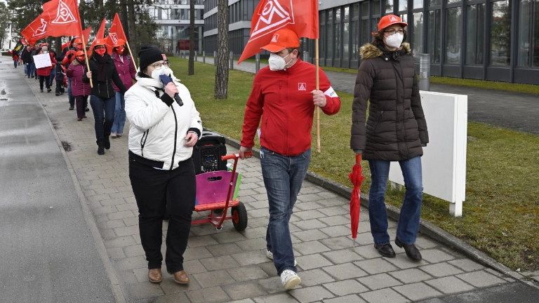 Warnstreik 19. März 2021 bei Framatome