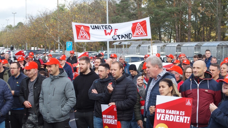 Warnstreik Siemens F80 Sykatec Thermo Fisher Erlangen Tarifrunde MuE 2022