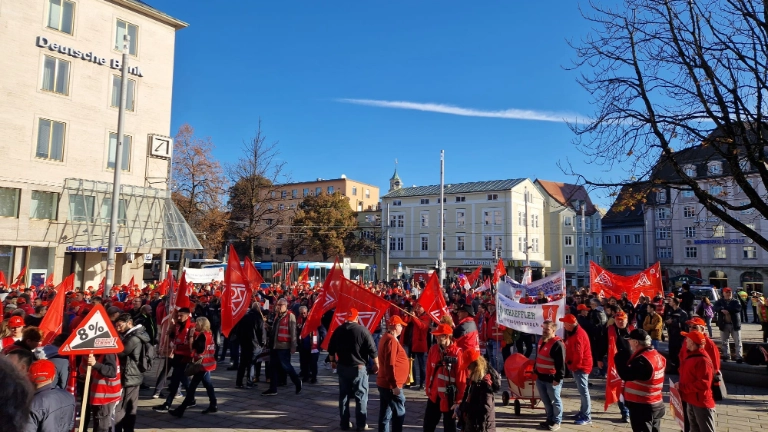 Dritte Verhandlung Bayern MuE 2022 in Augsburg