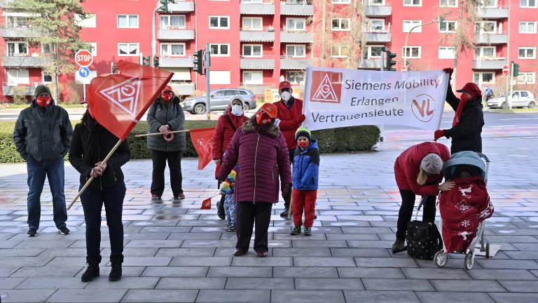 Warnstreik 19. März 2021 bei Framatome