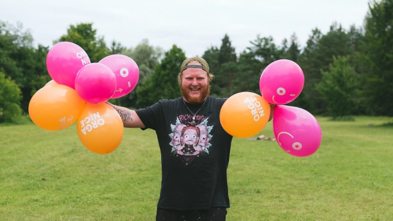 IG Metall Jugend Erlangen auf dem Camp der IG Metall Jugend Bayern 2022