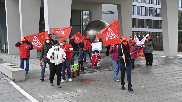 Warnstreik 19. März 2021 bei Framatome