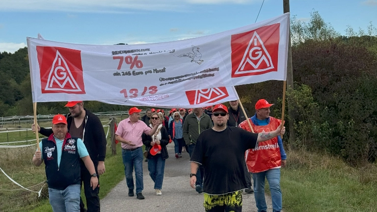 Warnstreik bei Schwan STABILO Heroldsberg 