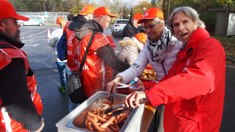 Warnstreik Siemens F80 Sykatec Thermo Fisher Erlangen Tarifrunde MuE 2022