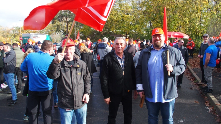 Warnstreik Siemens F80 Sykatec Thermo Fisher Erlangen Tarifrunde MuE 2022