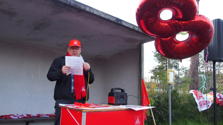 Warnstreik Siemens F80 Sykatec Thermo Fisher Erlangen Tarifrunde MuE 2022