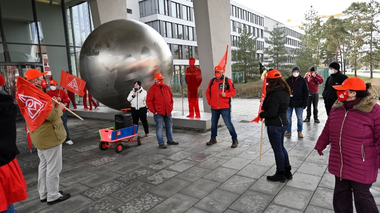 Warnstreik 19. März 2021 bei Framatome