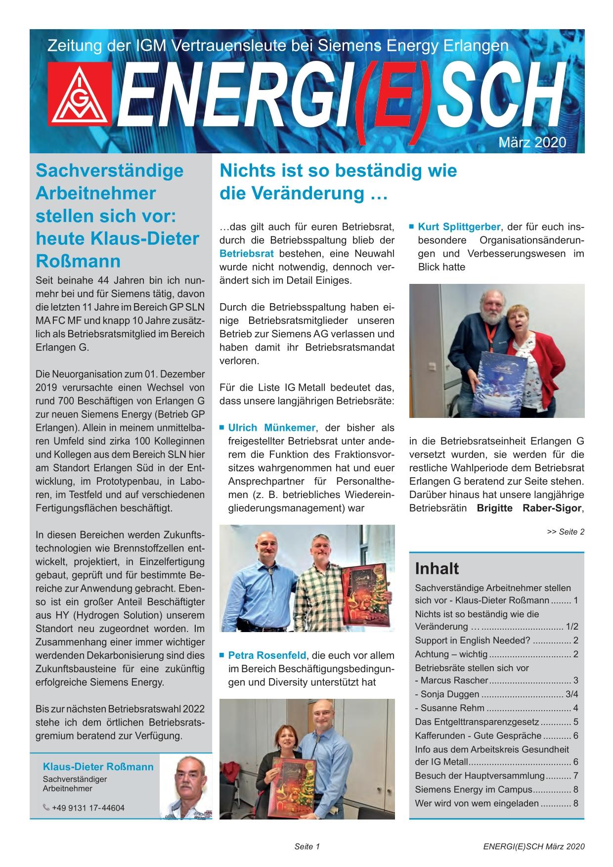 Energi(e)sch März 2020