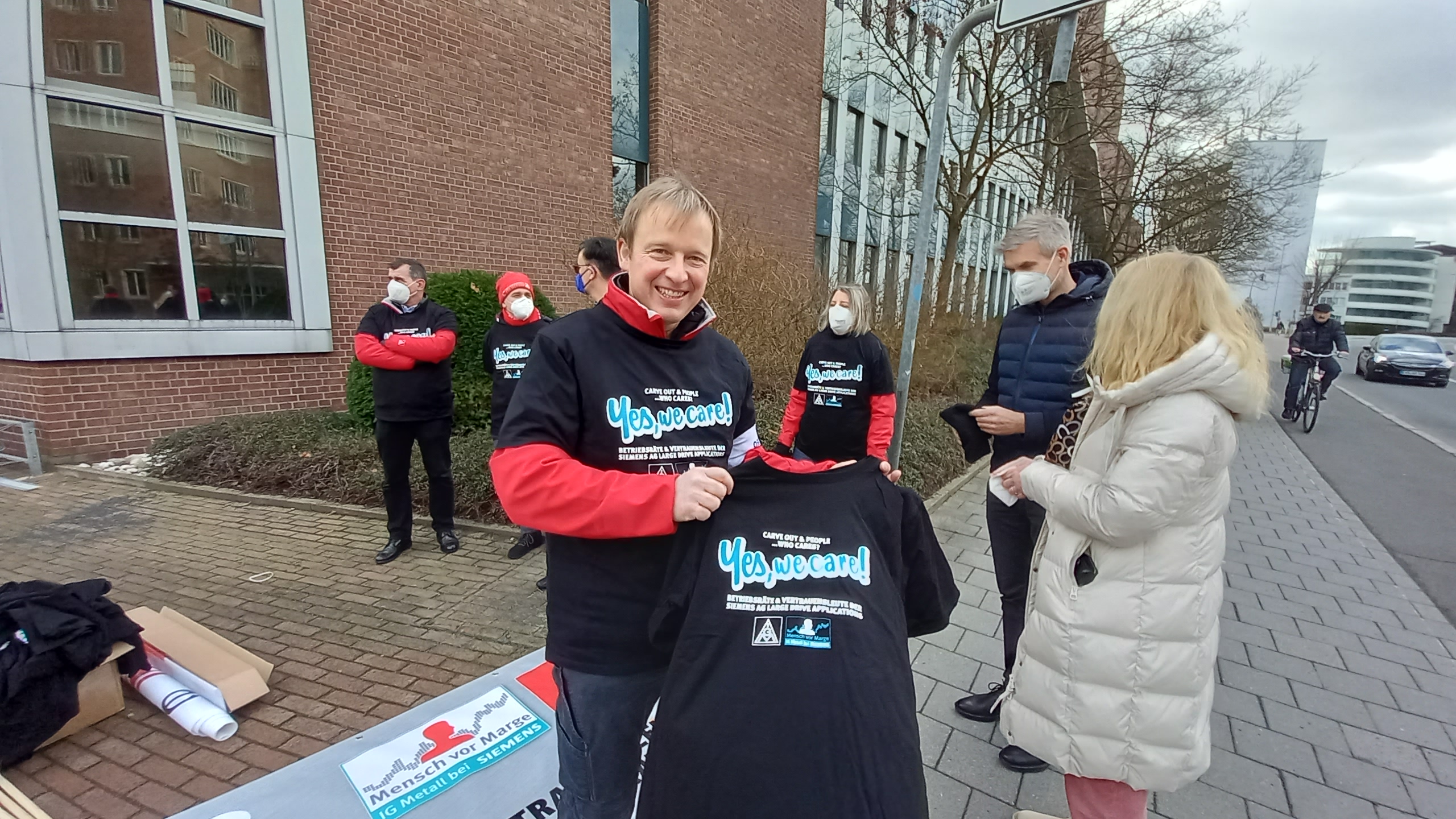 Protest LDA Siemens Erlangen