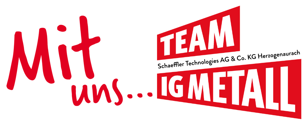 Logo BR Wahl Schaeffler Mit uns Team IG Metall
