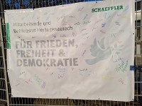 Gemeinsam für eine friedliche, freiheitliche und demokratische Welt