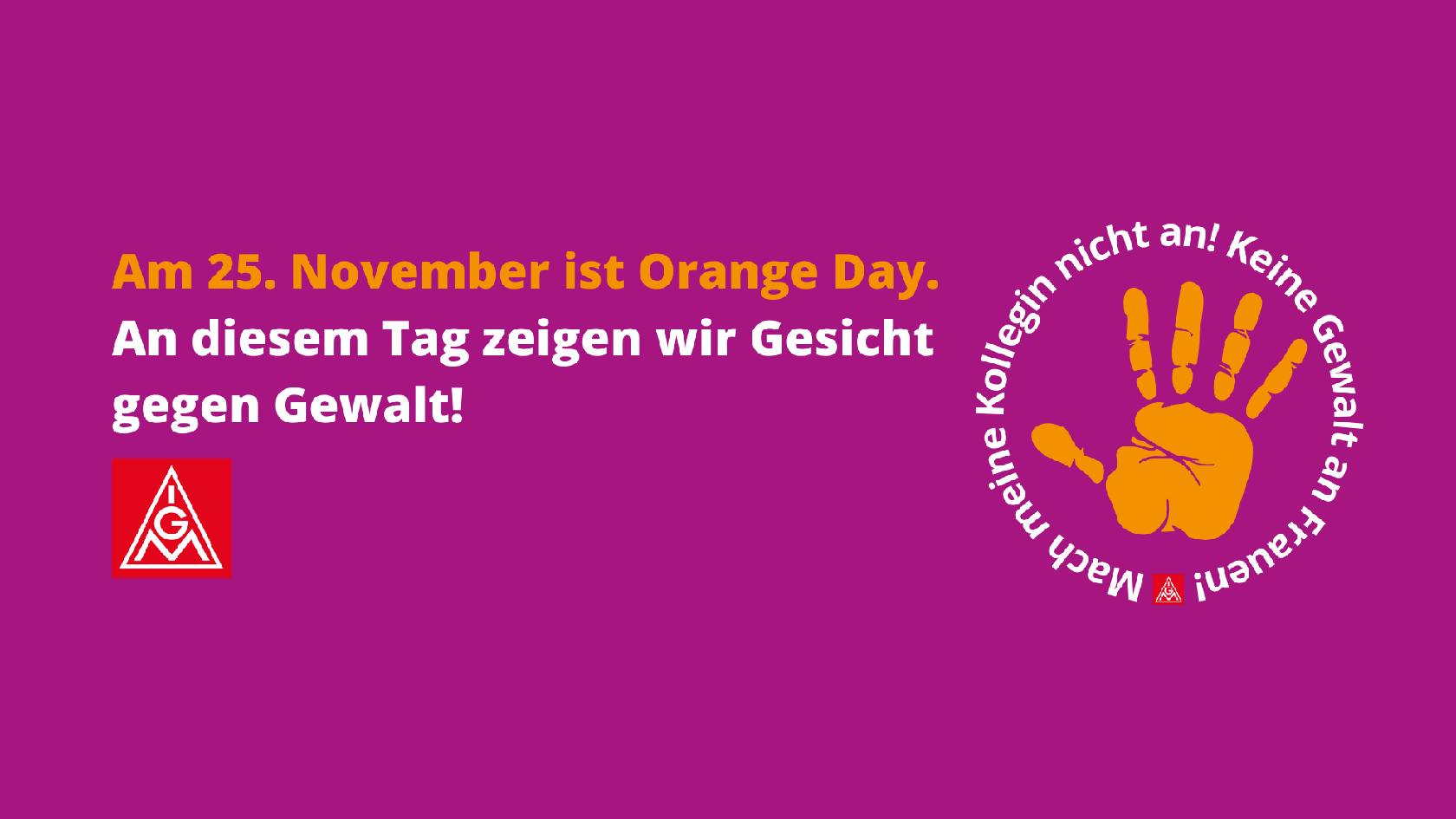 Tag gegen Gewalt gegen Frauen Logo